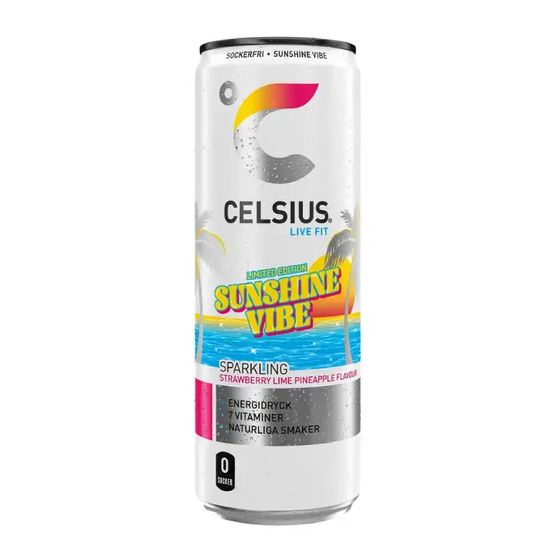 Sunshine Vibe 24 x 33.5 cl från Celsius | #253 | Energidrycker