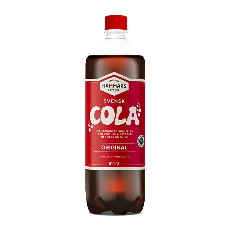 Svensk Cola 8 x 1 l från Hammars Bryggeri | #103992 | Läsk & Soda