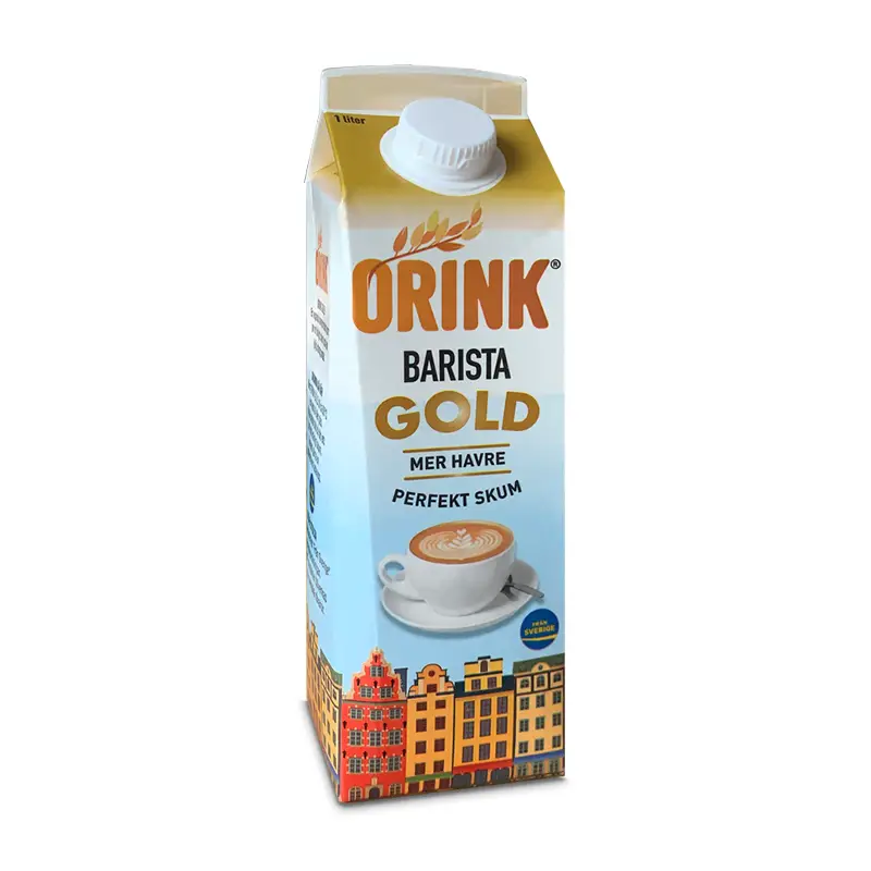 Barista Gold 6 x 1 l från Orink | #8383 | Växtbaserad mjölkdryck