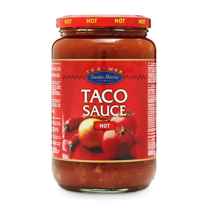 Tacosås, Hot 8 x 800 g från Santa Maria | #200217 | Sås