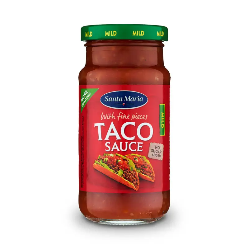 Taco Sauce Mild 12 x 230 g från Santa Maria | #200209 | Sås