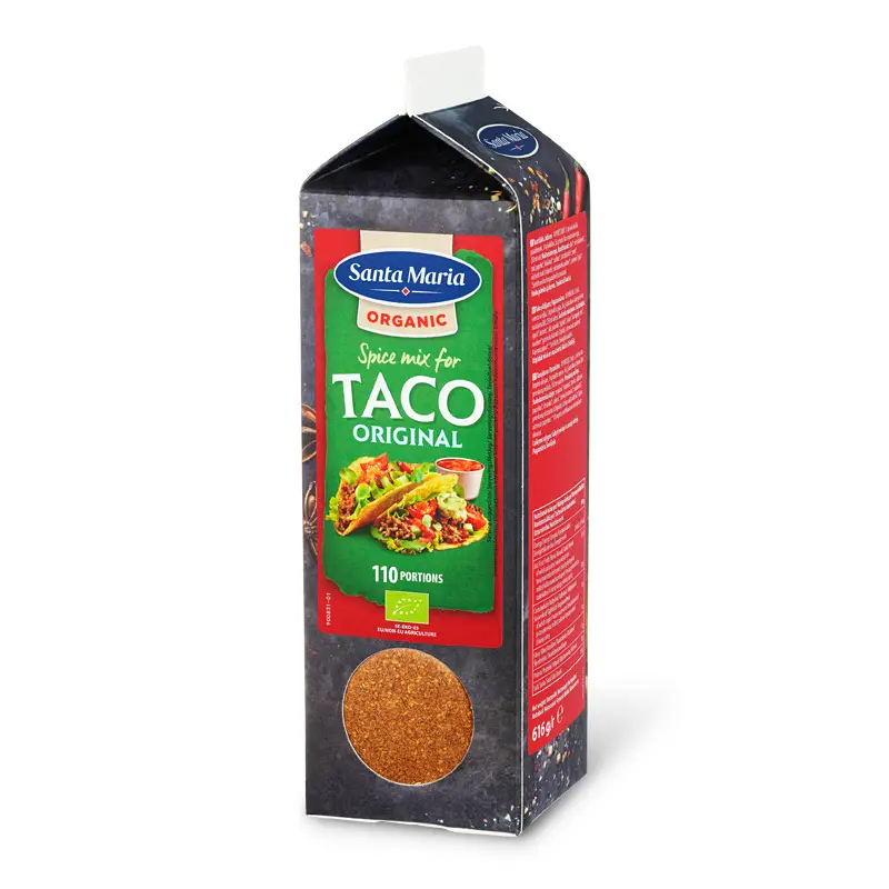 Tacokrydda Spice Mix Organic 616 g från Santa Maria | #101253 | Kryddor