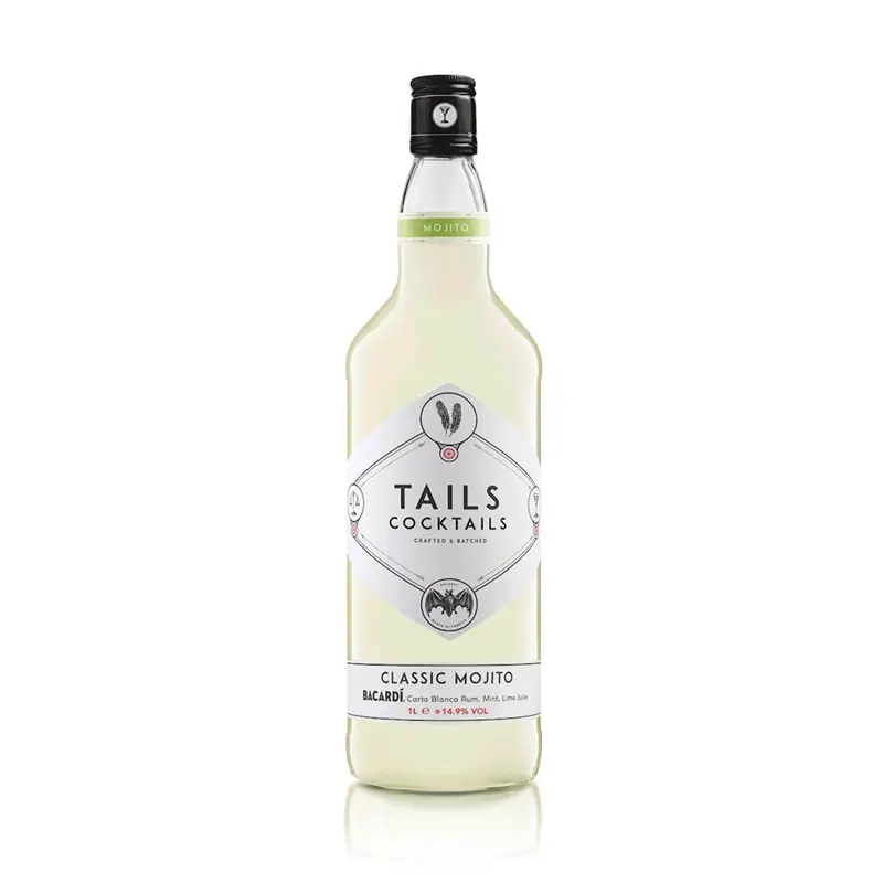 Tails Classic Mojito 14.9% 1 l från Bacardi | #3220010410 | Drink & Mocktail