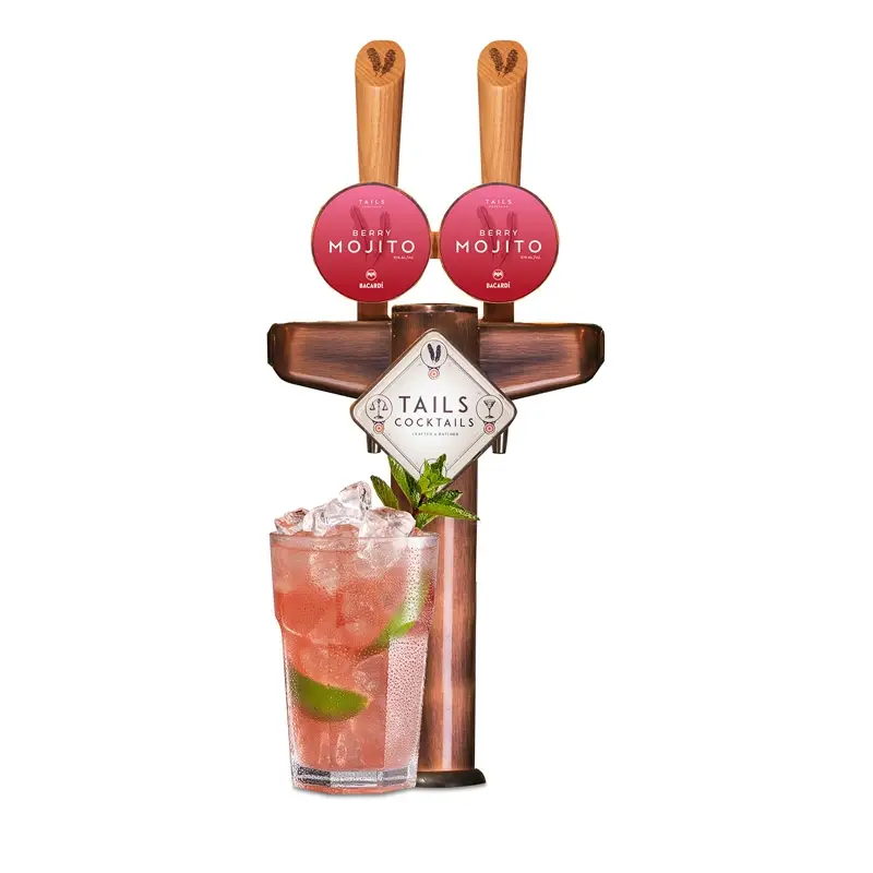 Tails Berry Mojito 10% 20 l från Bacardi | #3226008680 | Drink & Mocktail
