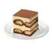 Mini Quadrotto Double Tiramisù Savoiardi 48 x 85 g från Dolceria Alba | #1174 | Tårtor & Dessertpaj