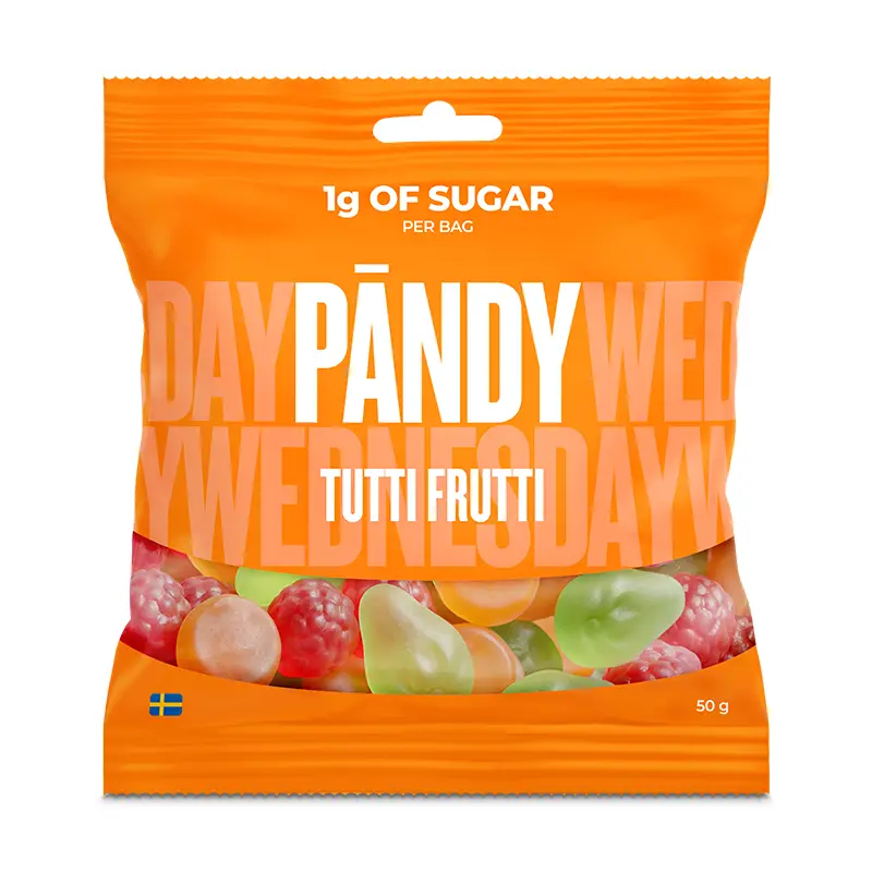 Candy Tutti Frutti 14 x 50 g från Pändy | #8225 | Godis