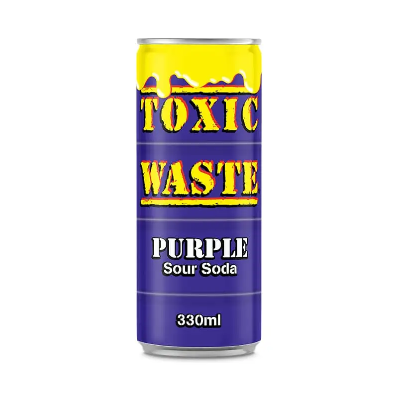 Soda PURPLE 24 x 33 cl från Toxic Waste | #TWDR002 | Läsk & Soda