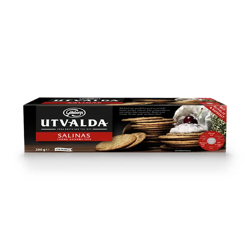 Utvalda Salinas Ostkex 12 x 200 g från Göteborgs Kex | #5450033590 | Salta Kex