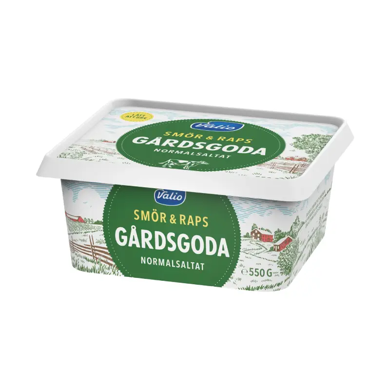 Smör Gårdsgoda Normalsaltat 12 x 550 g från Valio | #200168 | Smör