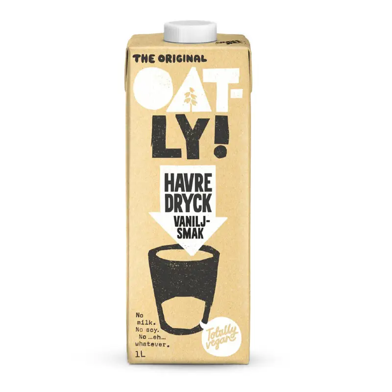 Havredryck Vanilj 6 x 1 l från Oatly | #62030 | Växtbaserad mjölkdryck