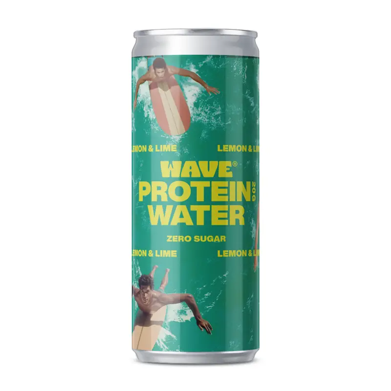 Proteinvatten Lemon/Lime 24 x 33 cl från Wave | #1003 | Funktionsdryck