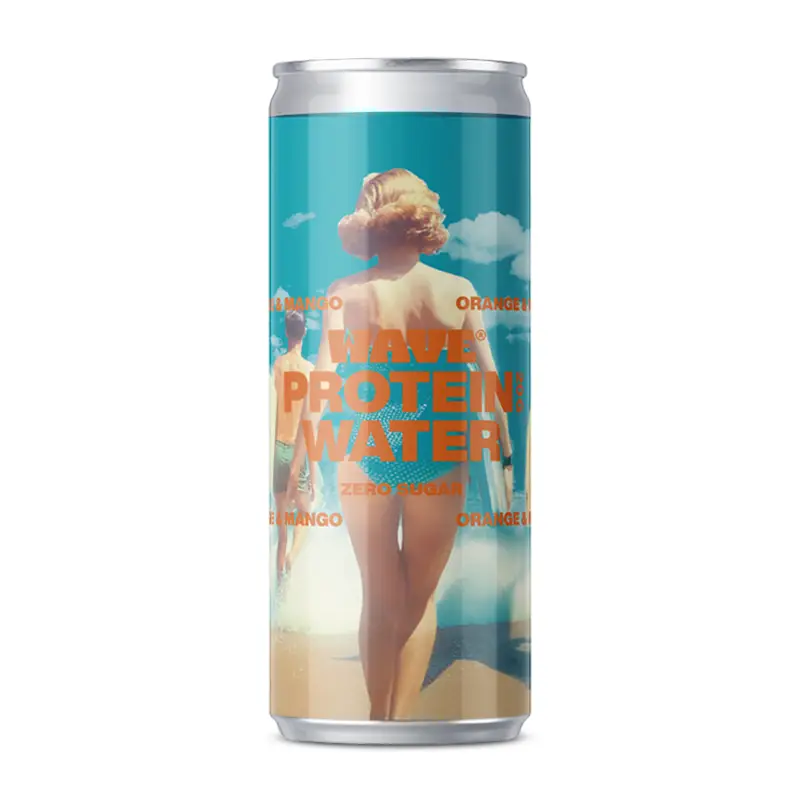 Proteinvatten Mango/Orange 24 x 33 cl från Wave | #1001 | Funktionsdryck