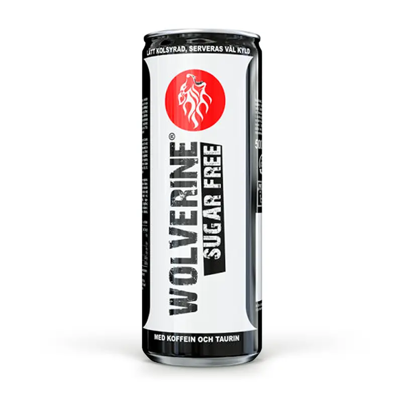Energy Drink Sugarfree 24 x 25 cl från Wolverine | #12 | Energidrycker