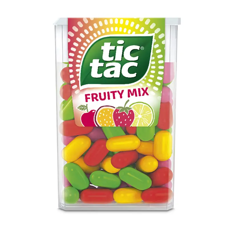 Fruity Mix 12 x 18 g från TicTac | #XSE0183 | Halstabletter