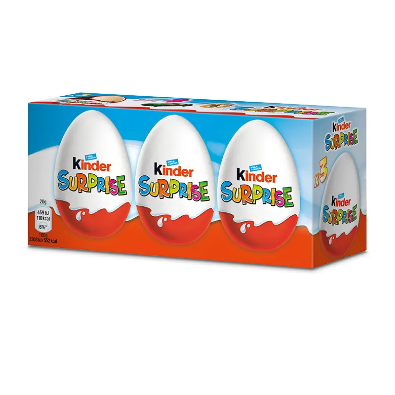 Kinder Surprise 3-pack 32 x 60 g från Kinder | #XSE0316 | Choklad