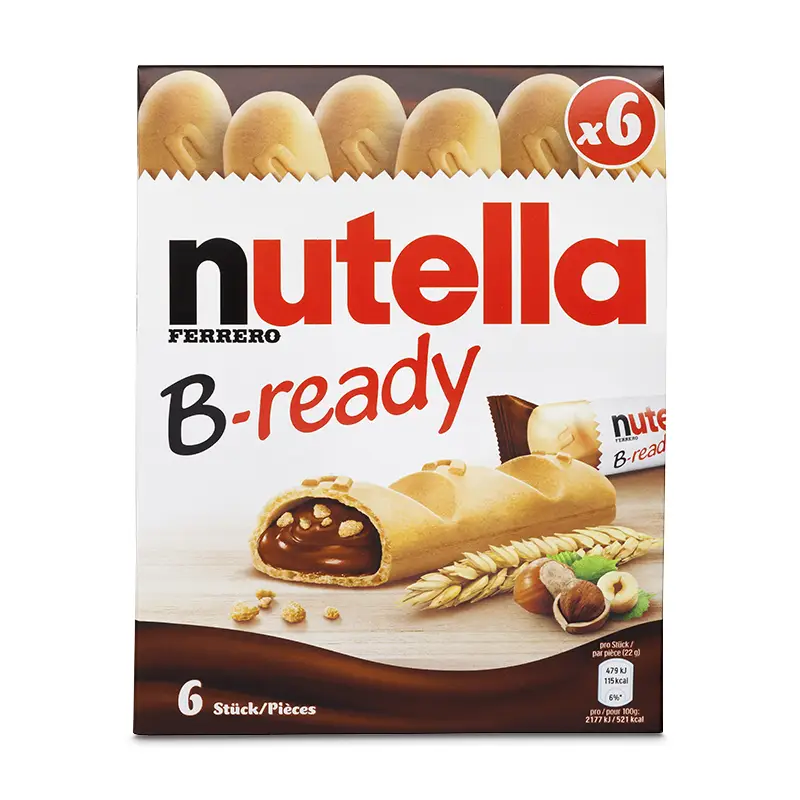 Nutella B-Ready 6-pack 16 x 132 g från Nutella | #XSE0669 | Choklad