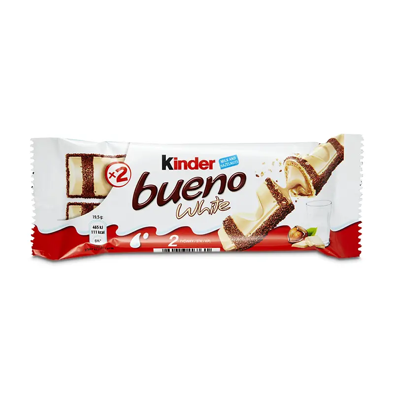 K Bueno White 30 x 39 g från Kinder | #XSE3201 | Choklad