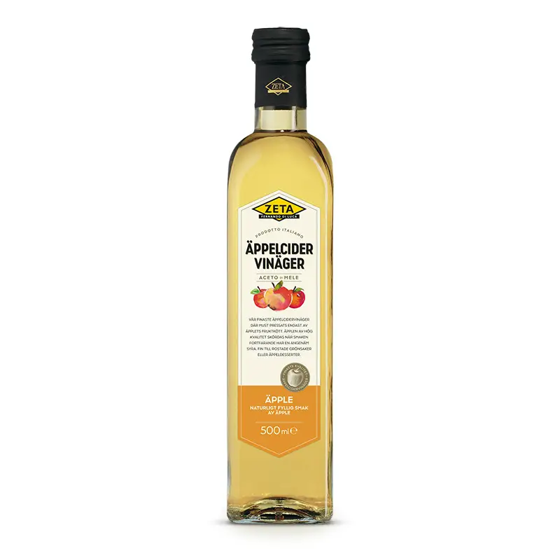 Äppelcidervinäger 12 x 500 ml från Zeta | #2212 | Vinäger