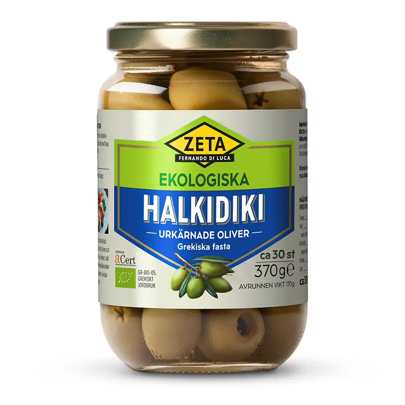 Halkidikioliver Urkärnade 12 x 370 g från Zeta | #1770 | Oliver