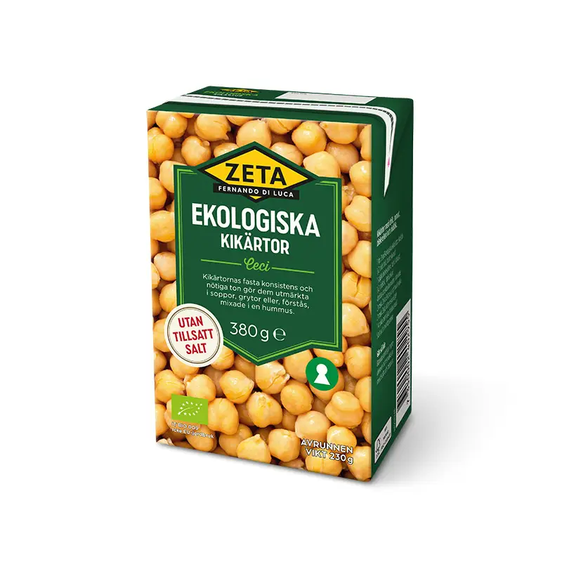 Kikärtor 16 x 380 g från Zeta | #5332 | Bönor