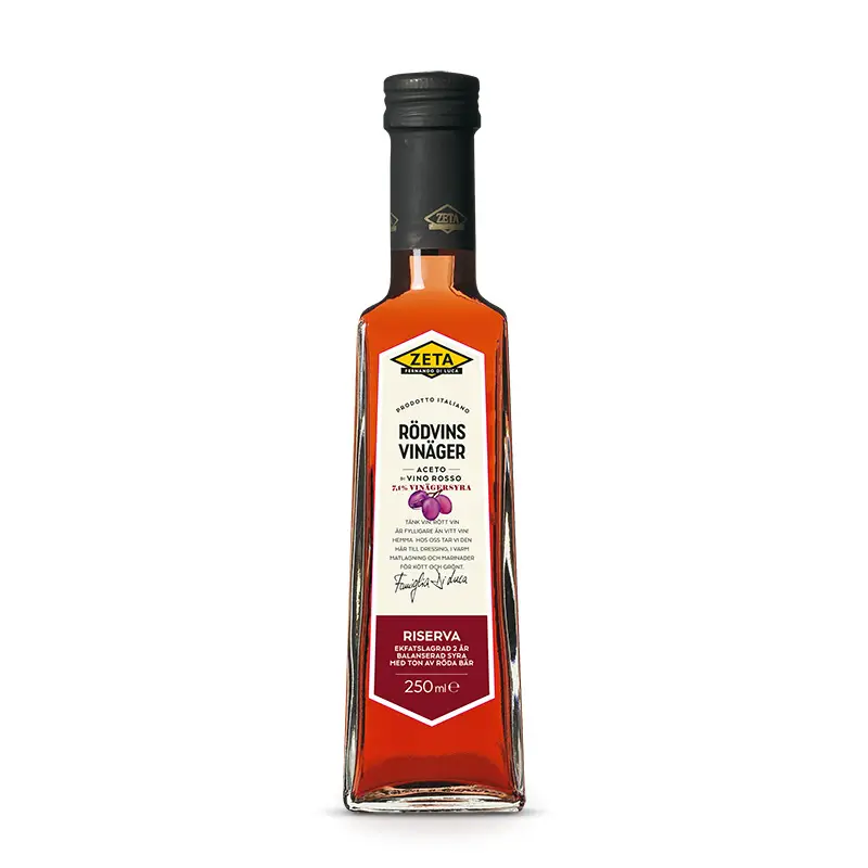 Rödvinsvinäger  12 x 250 ml från Zeta | #2114 | Vinäger