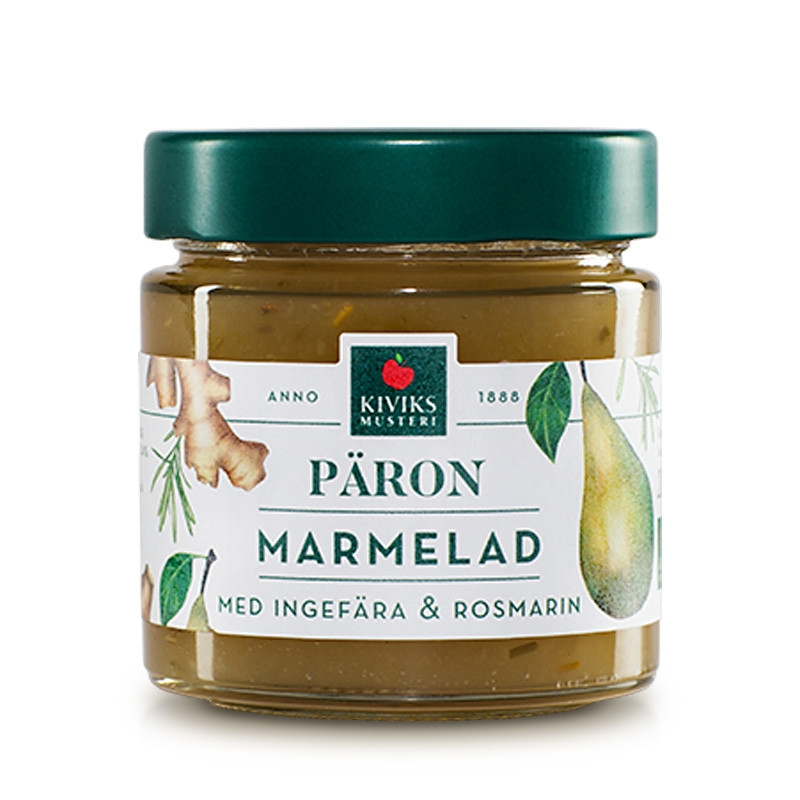 Päronmarmelad med Ingefära & Rosmarin från Kiviks Musteri | Sylt, Mos ...
