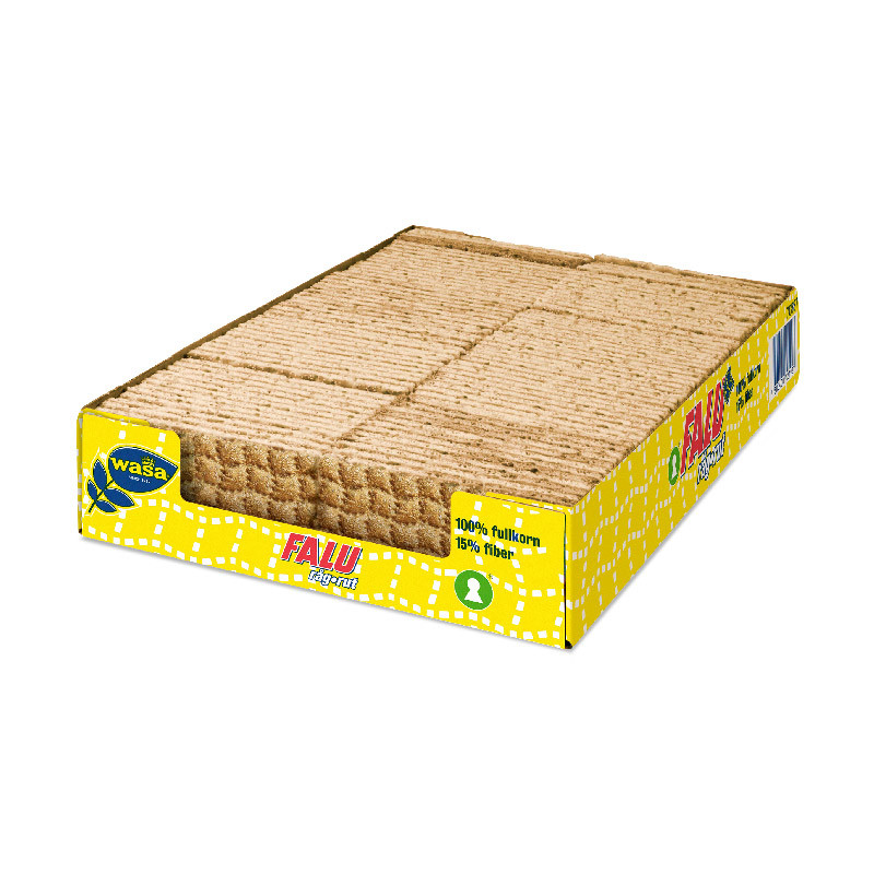 Knäckebröd Falu Råg-Rut S från Wasa | Knäckebröd | Grossist ...